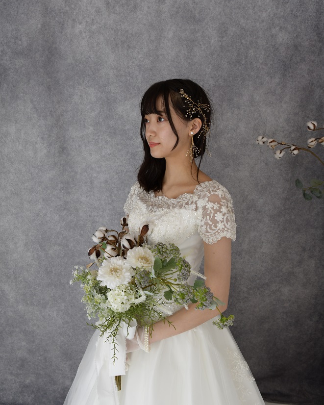 韓国風ウェディングドレス